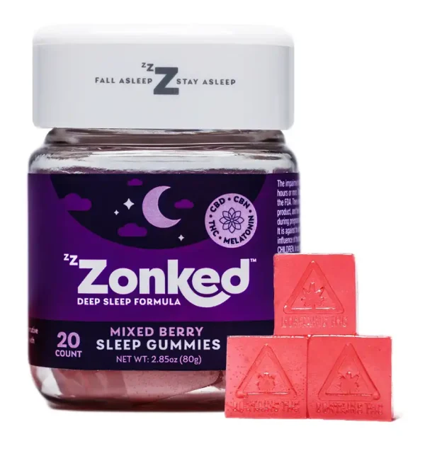 Zzzonked Gummies | Sleepy Mixed Berry [20pk] (100mg )