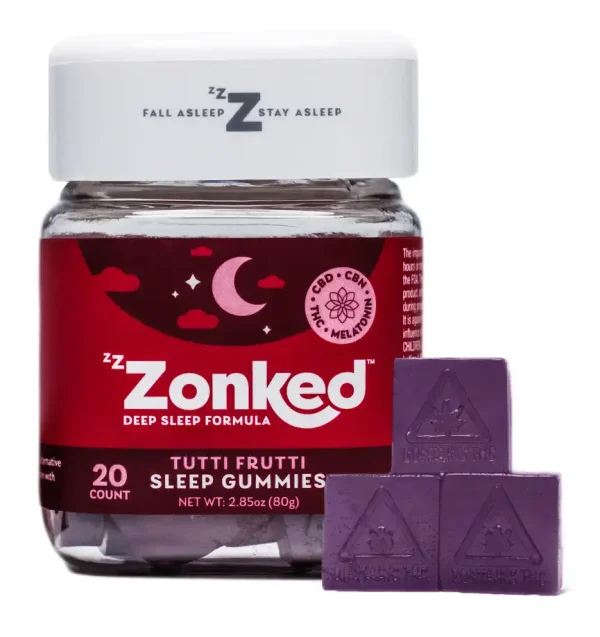 Zzzonked Sleepy Tutti Frutti Gummies [20pk]
